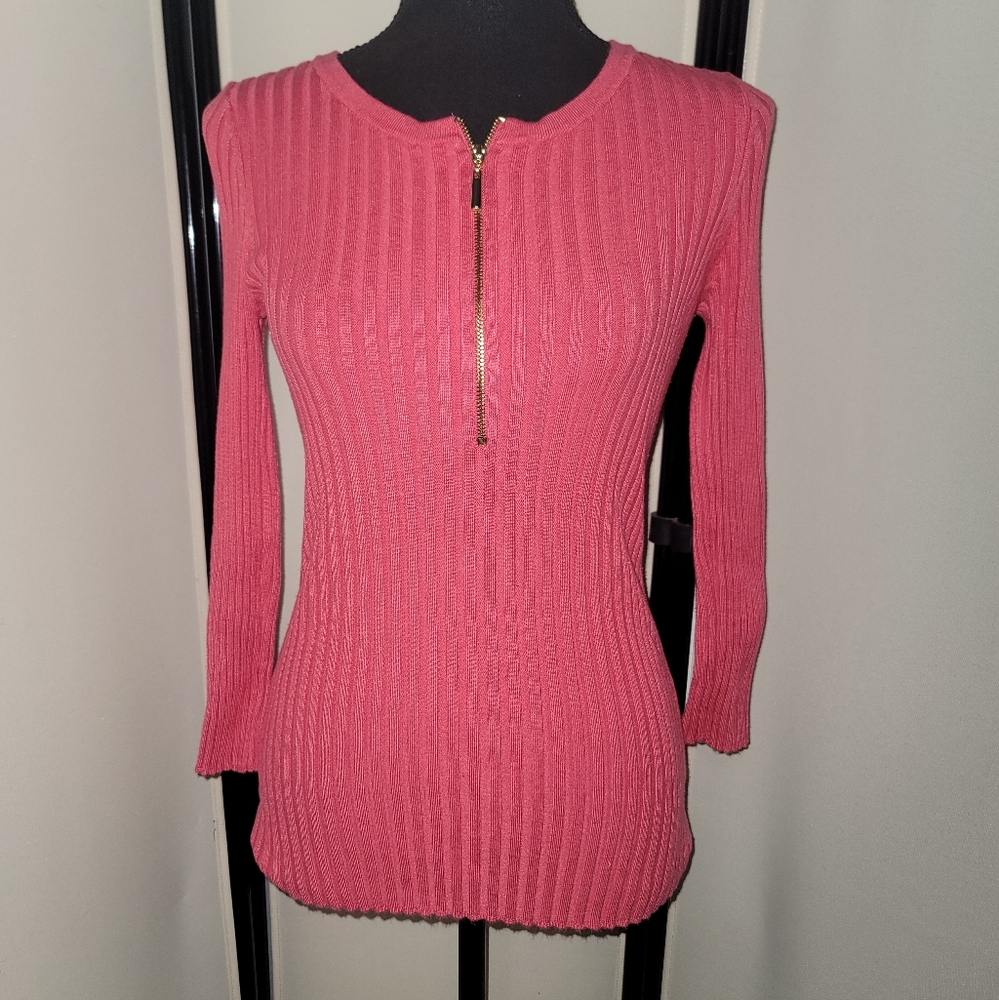 INC Pinkish Coral Top Size medium